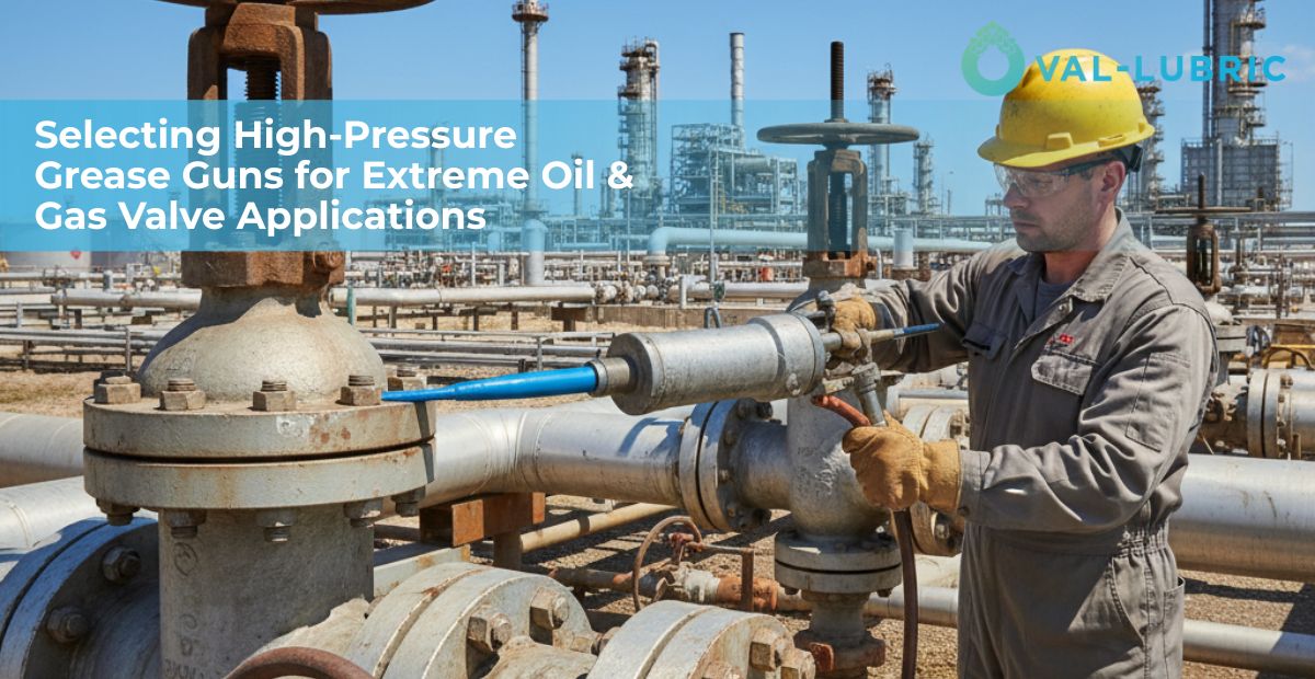Selecting High-Pressure Grease Guns for Extreme Oil & Gas Valve Applications