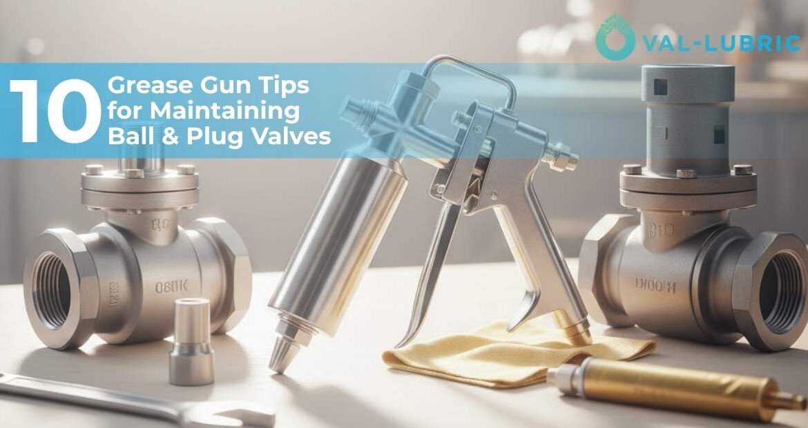 10 Grease Gun Tips for Maintaining Ball & Plug Valves